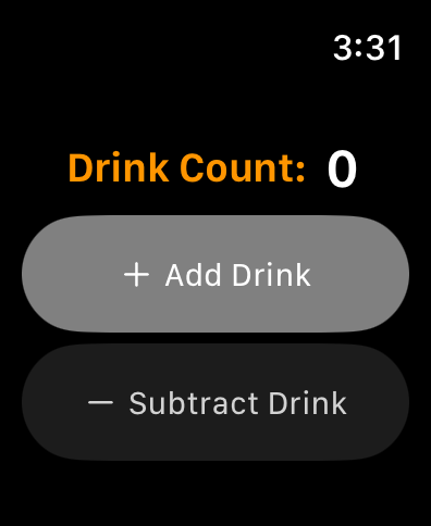 Drink Count Alcohol Tracker
