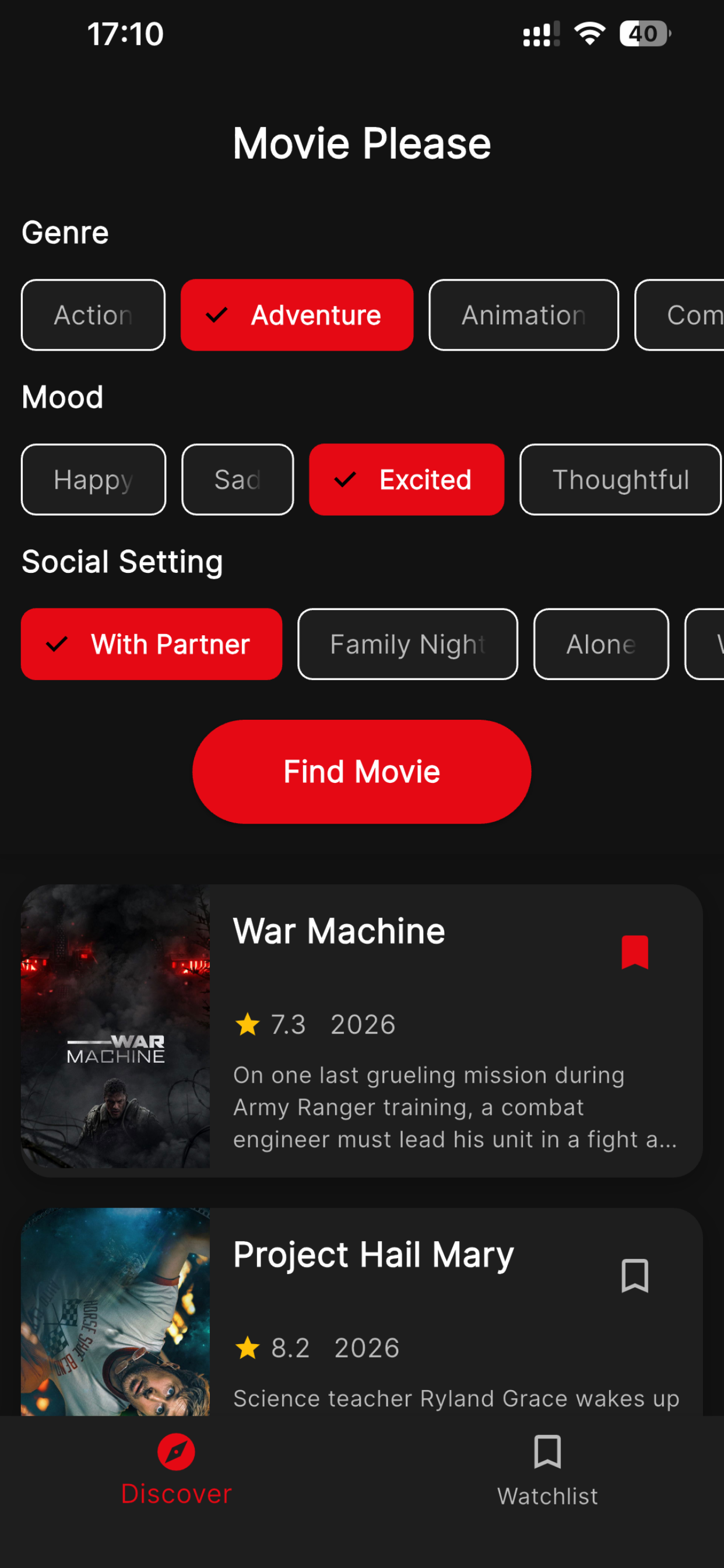 Movie Please - Recommendation screenshot 5