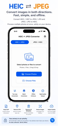 HEIC to JPG & JPEG Converter Screenshot 1 of 3