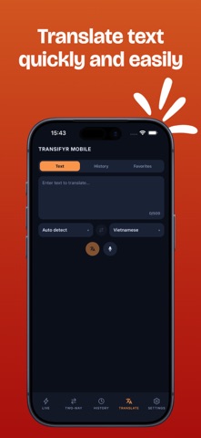 Transifyr: Real-Time Translate Screenshot 4 of 5