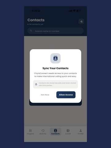 ChyraConnect: Call & Connect iPad screenshot
