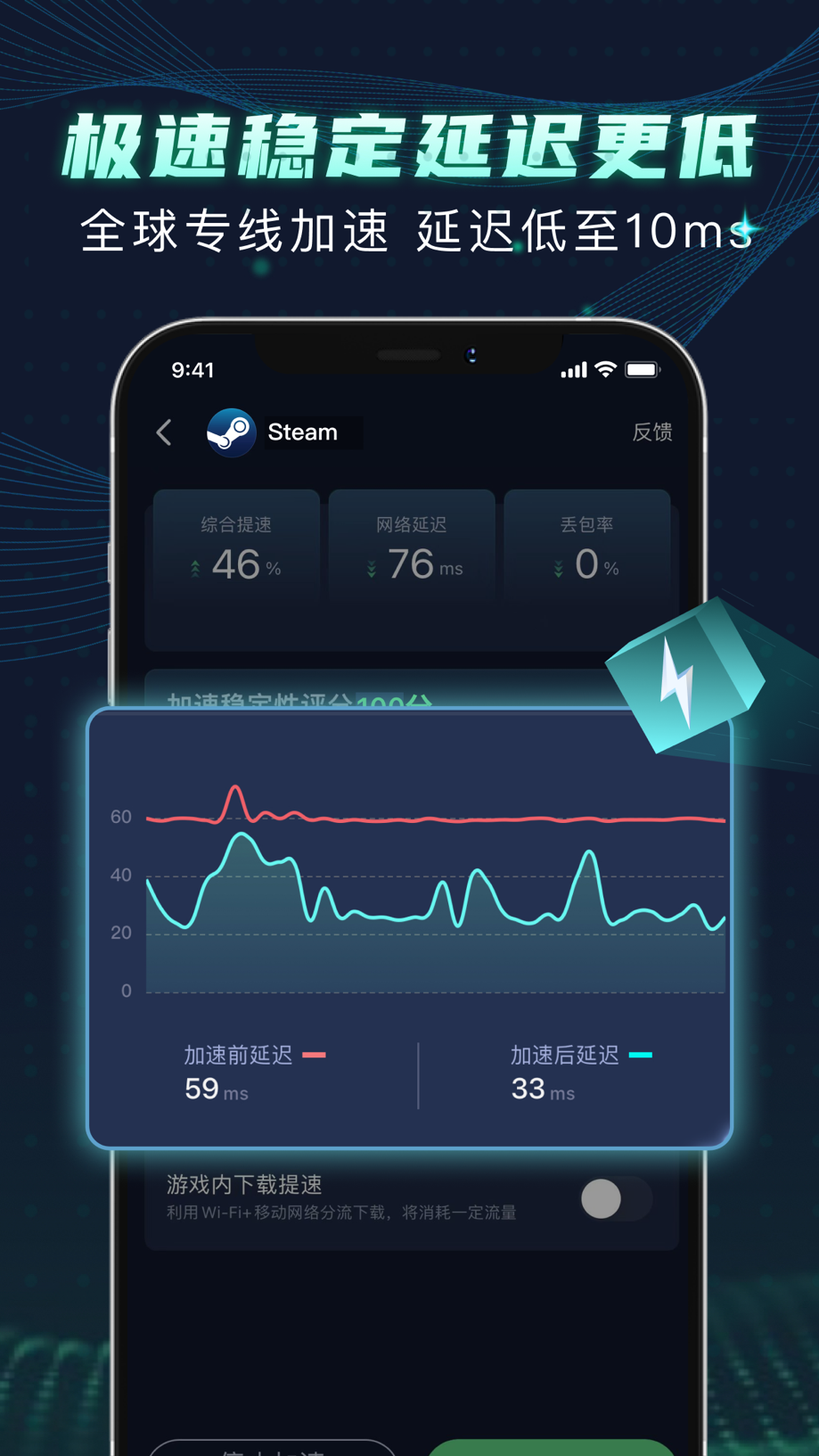 迅游加速器 - 全球游戏网络加速助手 截图