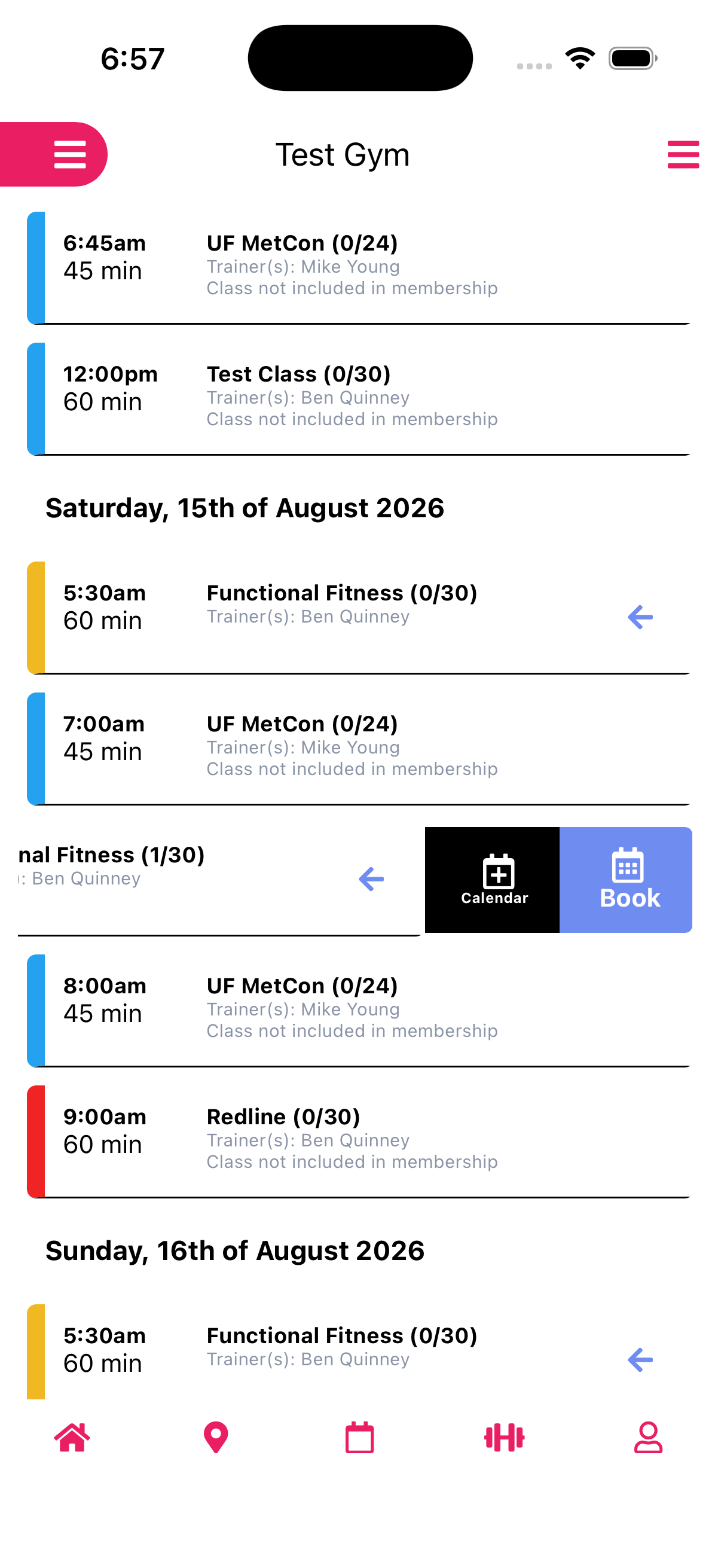 Gym Mate Member Mobile screenshot 2