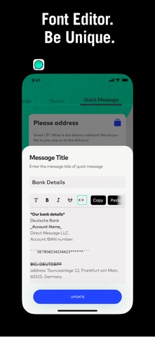 Direct Message for WhatsApp iPhone screenshot