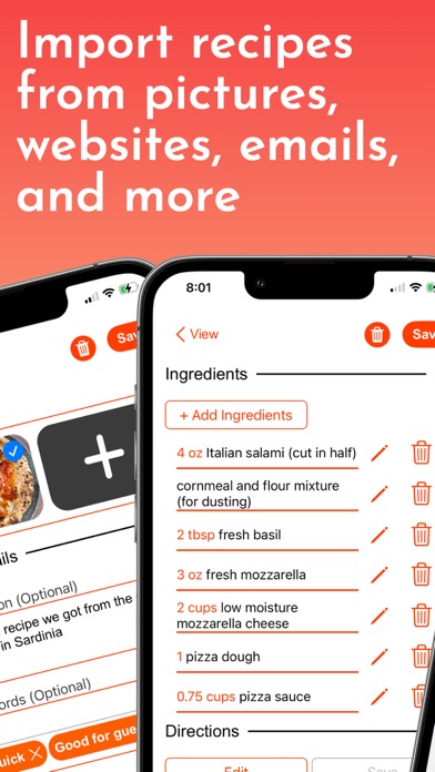 Marinate: Social cookbooks Screenshot