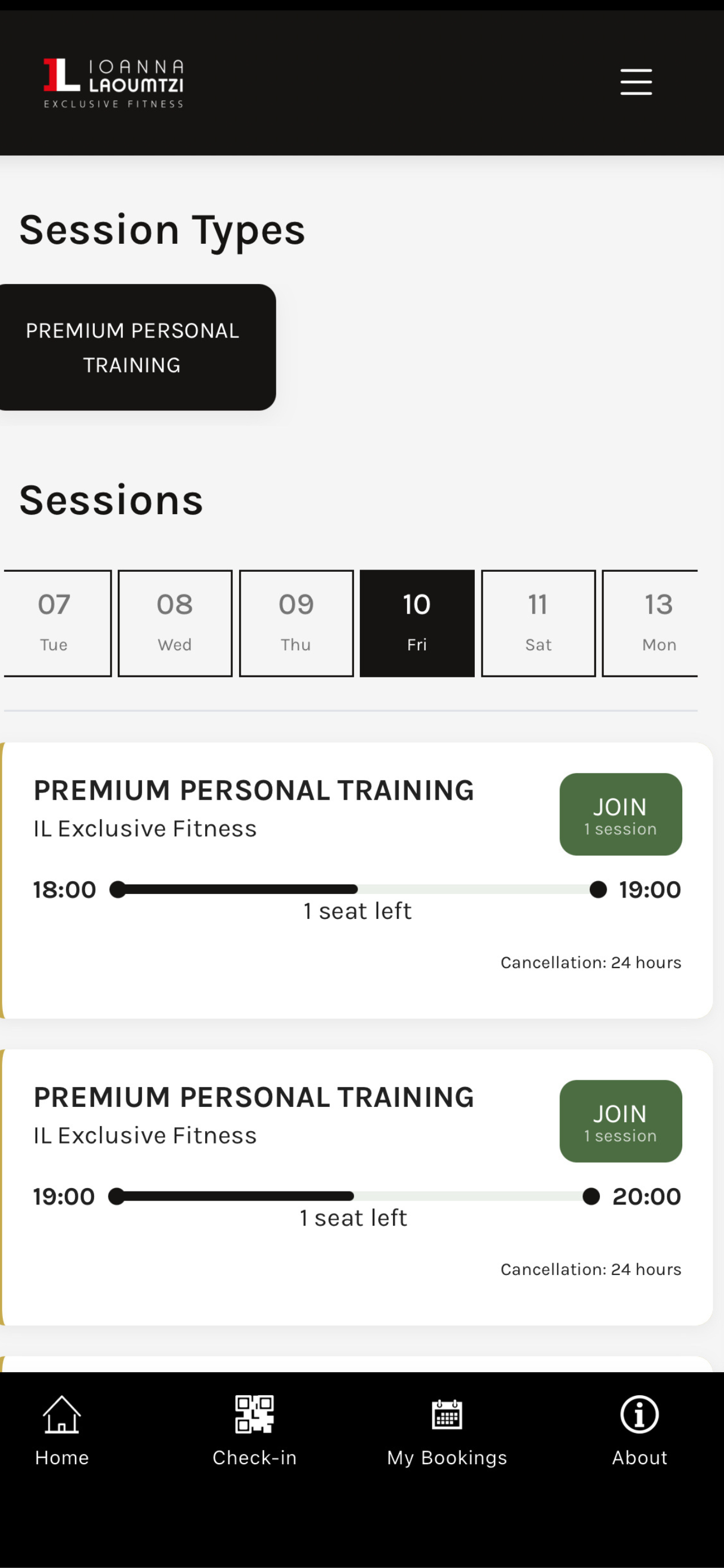 IL Exclusive Fitness screenshot 10