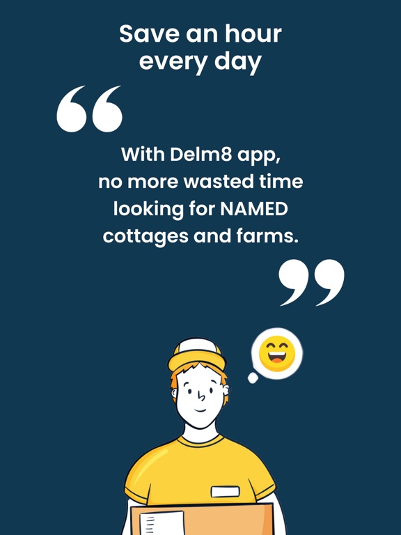 DelM8 UK Address Finder iPad screenshot 10 - Navigation app
