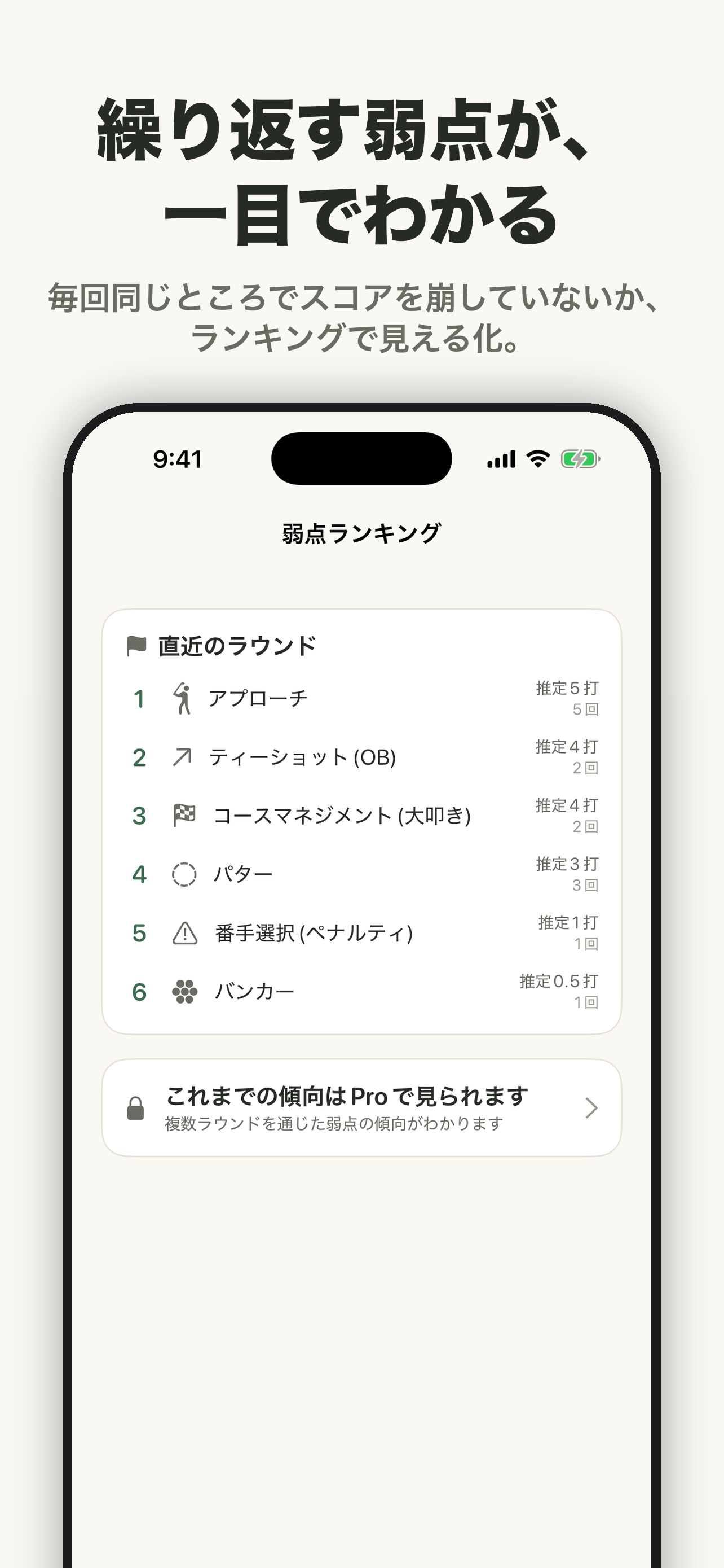 ゴルフ上達ノート screenshot 3