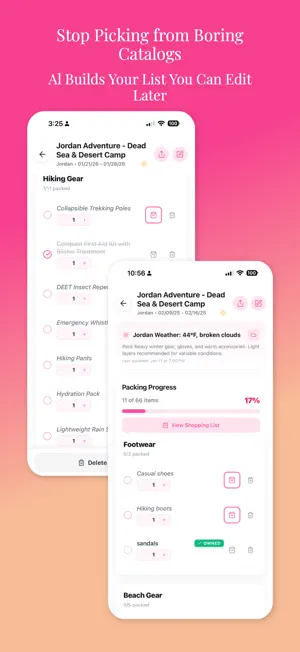 TravelGlam: AI Packing List screenshot 3