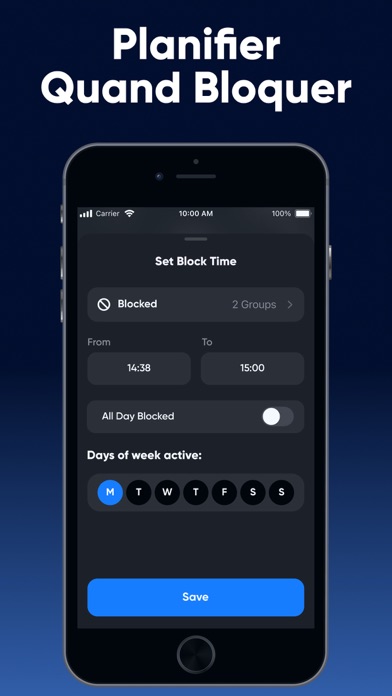Screenshot #3 pour Block Apps, Sites & Focus