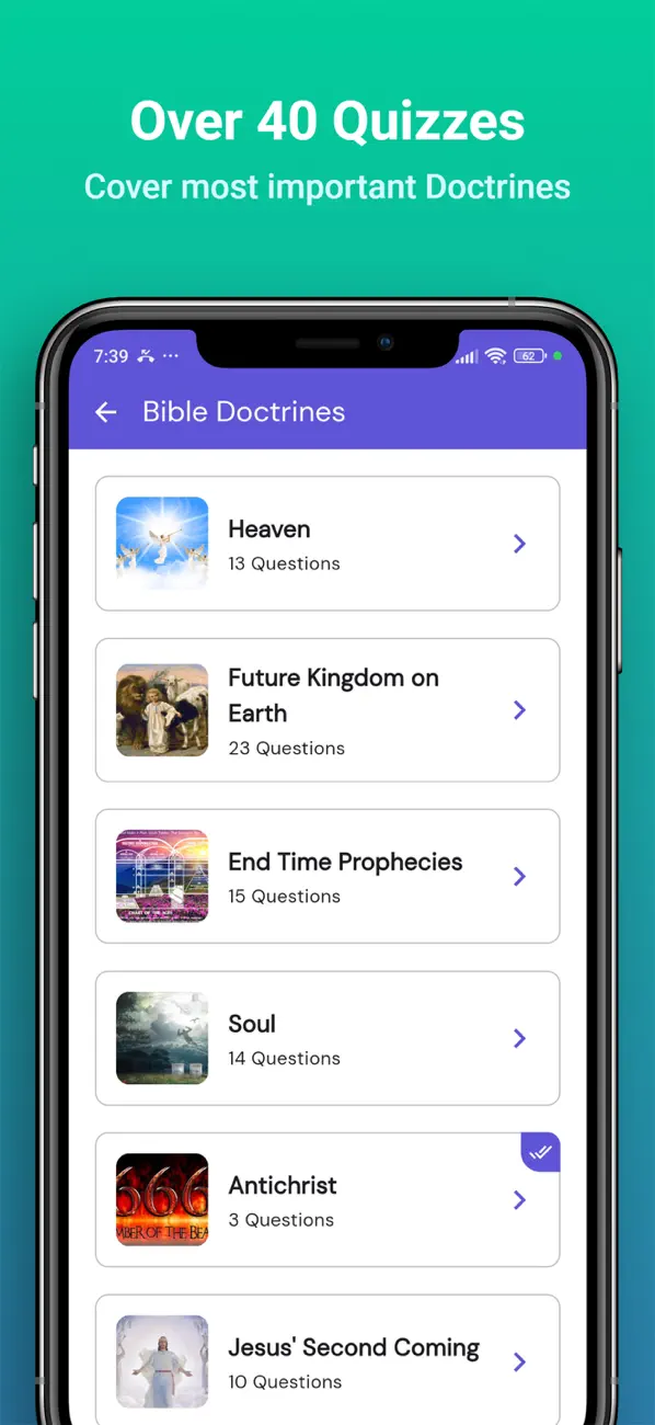 Screenshot #3 pour Bible Trivia Quiz, Bible Study