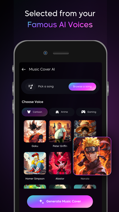 AI Cover Songs : Music AI Screenshot