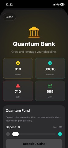Quantum Routines iPhone screenshot