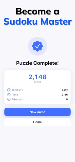 Скриншот Sudoku Master - Number Puzzle на iPhone 5