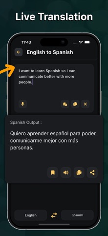 English to Spanish Translator* screenshot