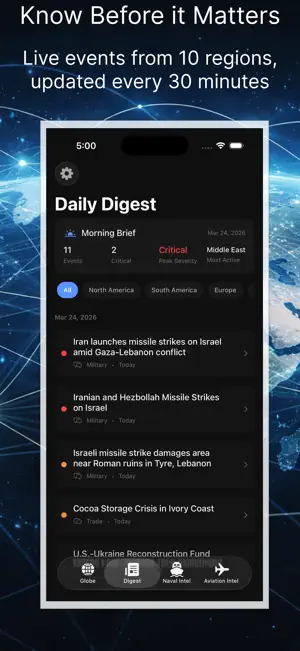 Atlas: War & Conflict Monitor screenshot 3
