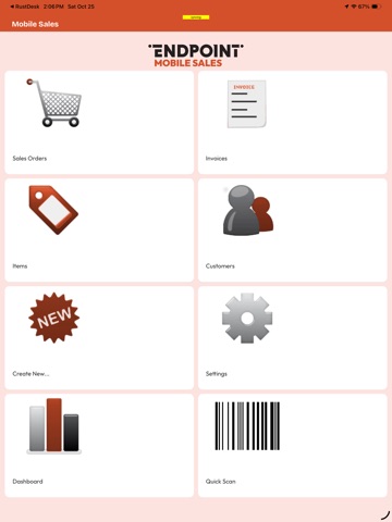 Endpoint Mobile Sales iPad screenshot