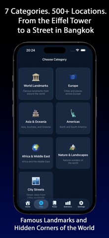 GeoGuess - World Map Quiz Game iPhone screenshot