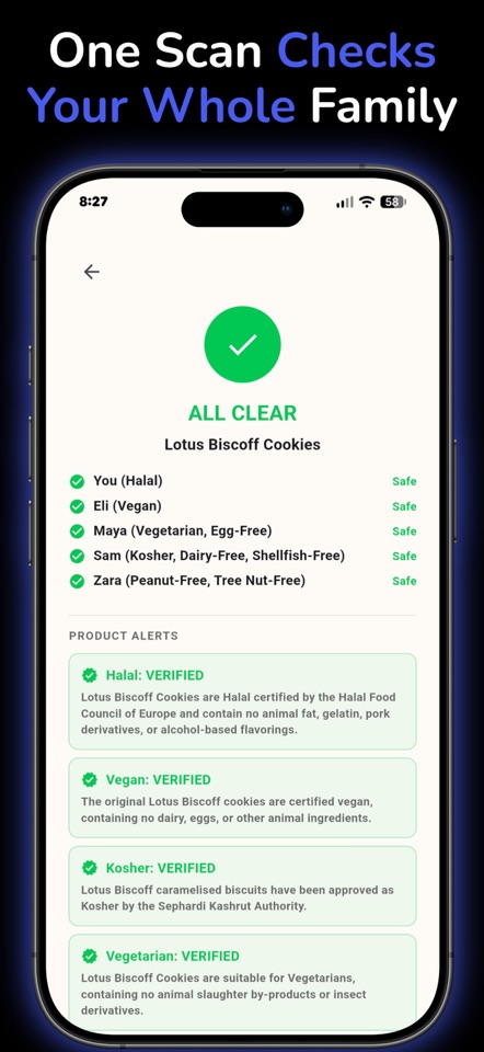 Belief Kit: Food Label Scanner screenshot 3