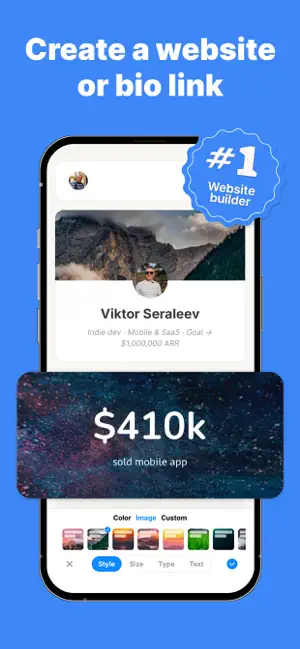 Typelink: Link in bio Creator screenshot 1