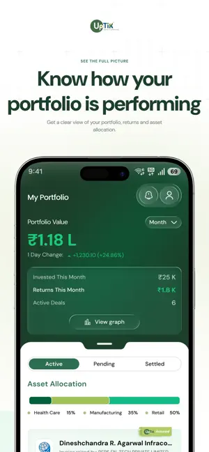 UpTik Growth Simplified screenshot 3