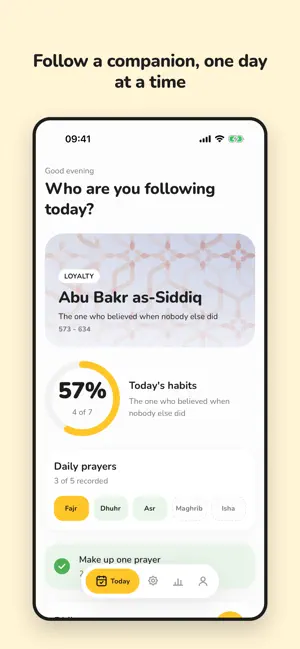 Sahabah: Muslim Prayer Tracker screenshot 1