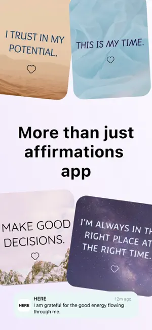 Affirmations & Meditation・HERE screenshot 2