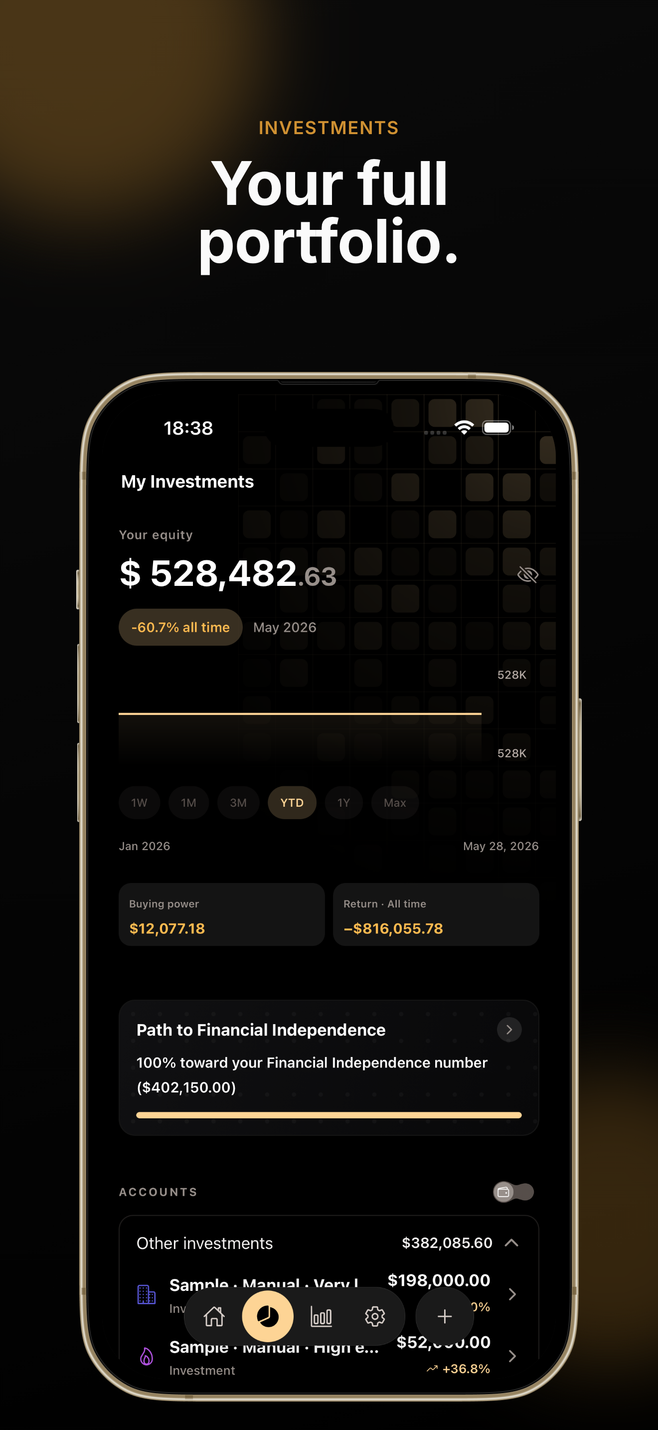 Iron Wealth: Net Worth Tracker screenshot 4