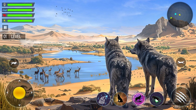 Animal Hunter : Wolf Survival screenshot-4