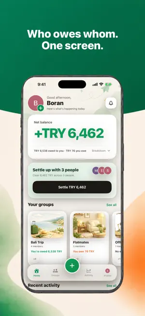 Splendo: Split Bills & Rent screenshot 1