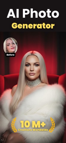 AI Photo & Video Maker Lumvio iPhone screenshot