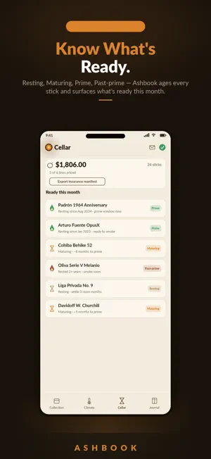 Ashbook: Cigar Humidor screenshot 3