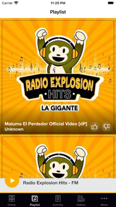 Radio Explosion Hits - FM Screenshot