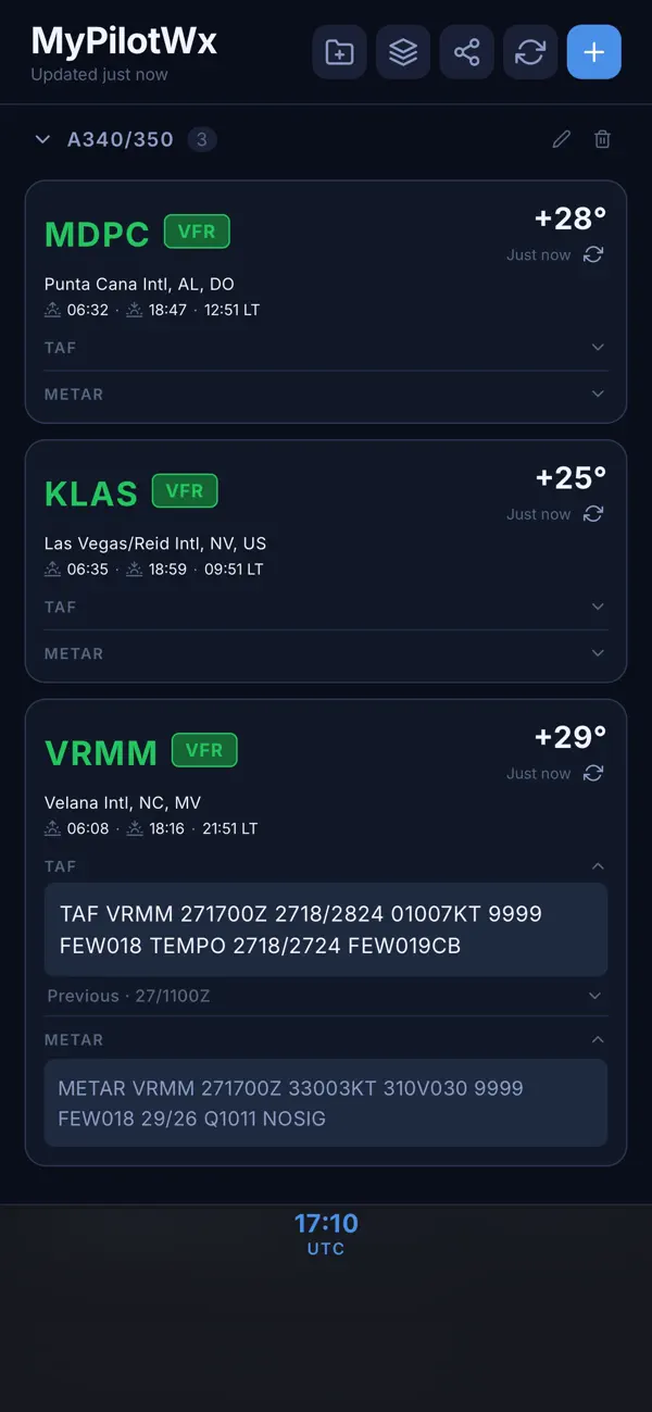 Screenshot #2 pour MyPilotWx