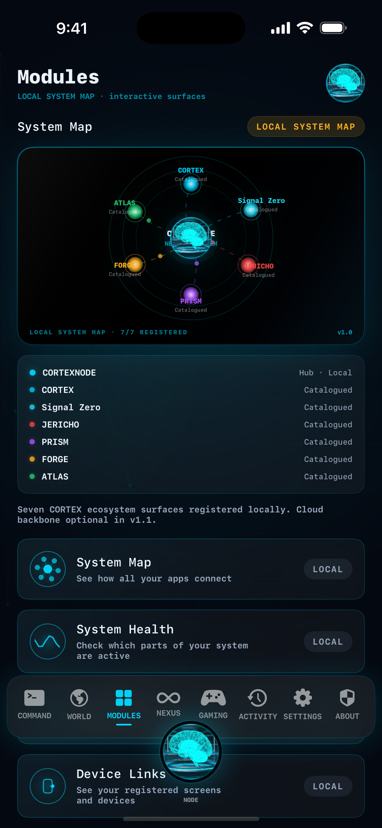 CORTEX_NODE screenshot 3