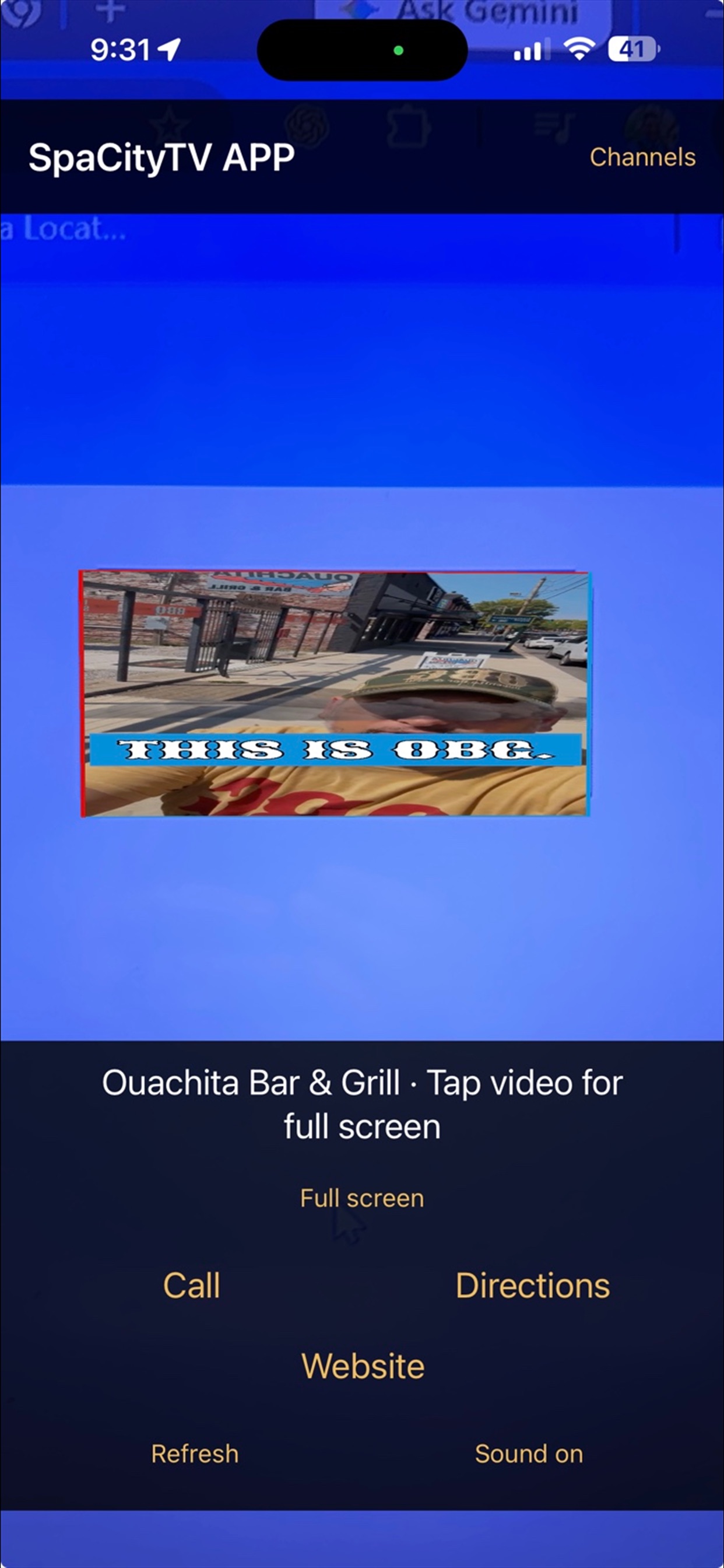Screenshot 1 of SpaCityTV