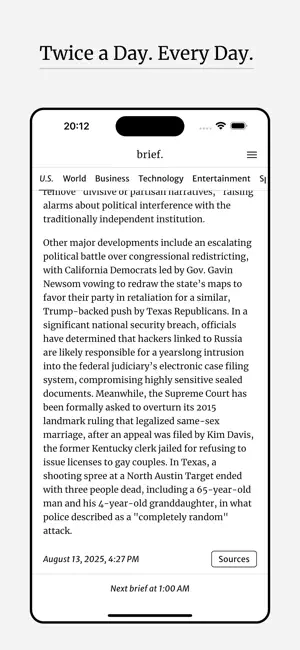 Cue: Daily News Summary screenshot 2