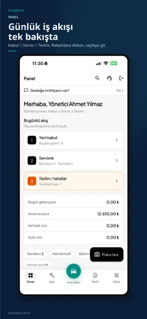 Otoİşlerim Oto Servis Yazılımı screenshot 1