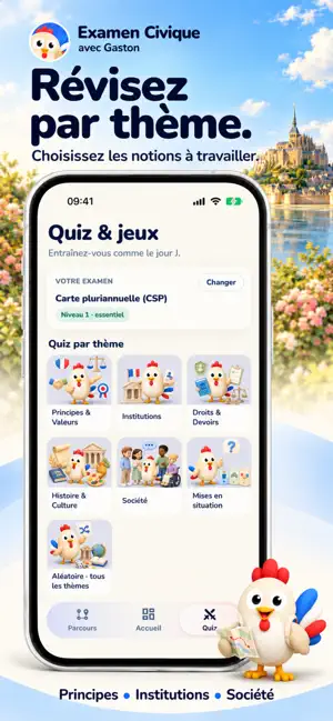Examen Civique avec Gaston screenshot 3