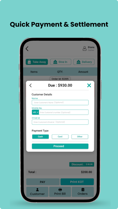 FoodChow - Restaurant POS Screenshot