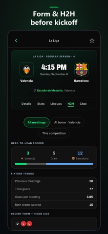 GolArena: Live Scores & Stats screenshot 8