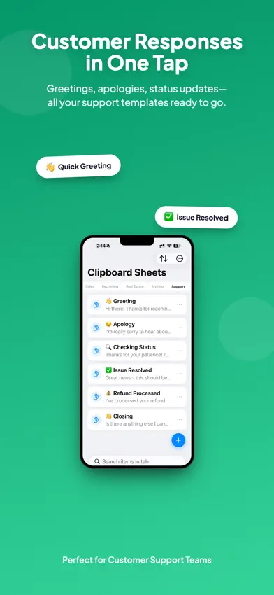Clipboard Sheets screenshot 3