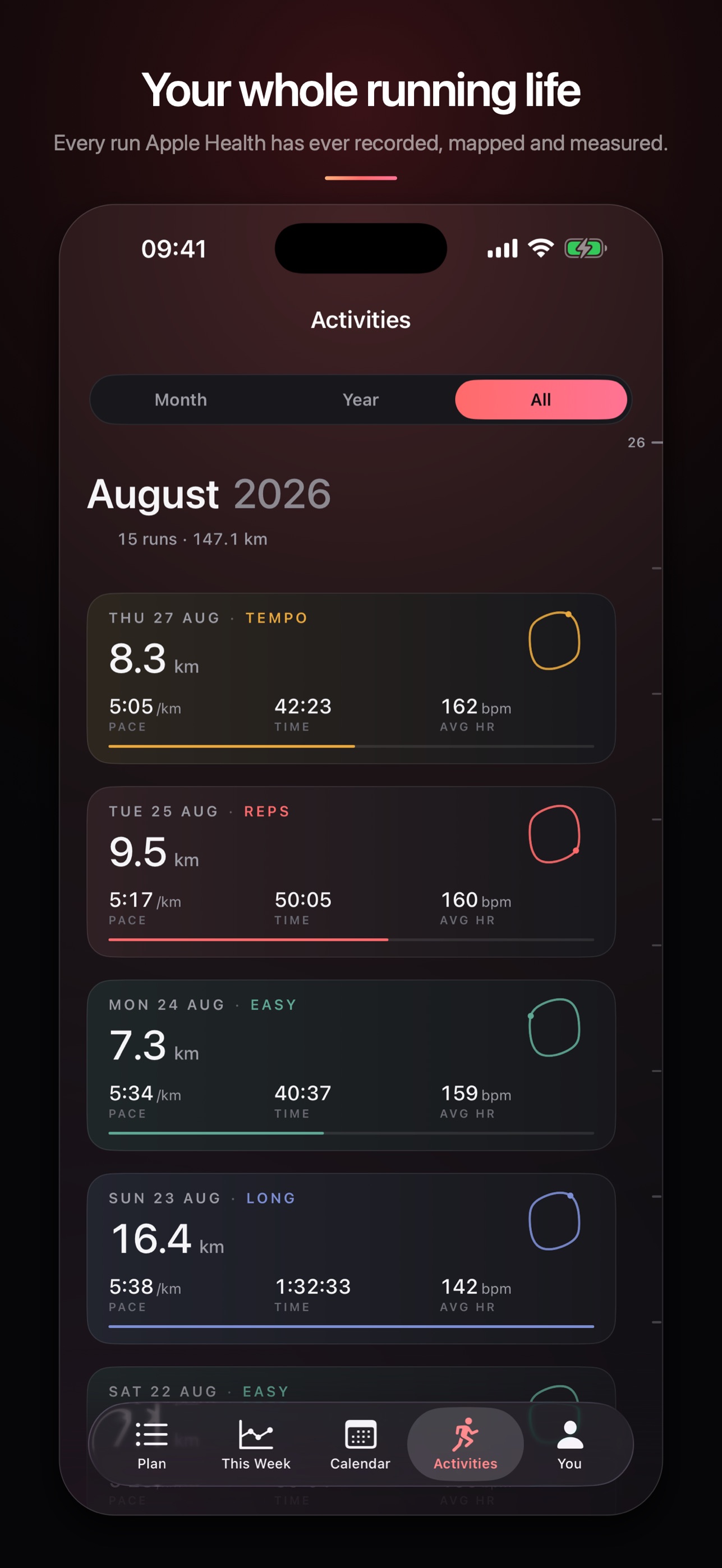Screenshot 4 of Gradial: Running Plans