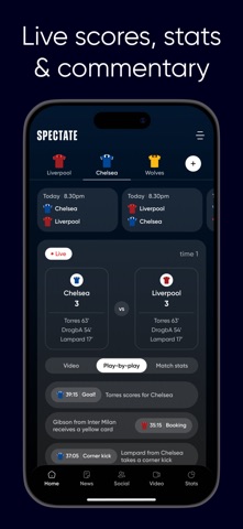 Spectate: EPL Live Scores screenshot