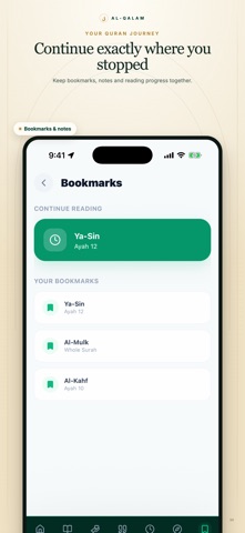 Al-Qalam: Quran & Prayer iPhone screenshot