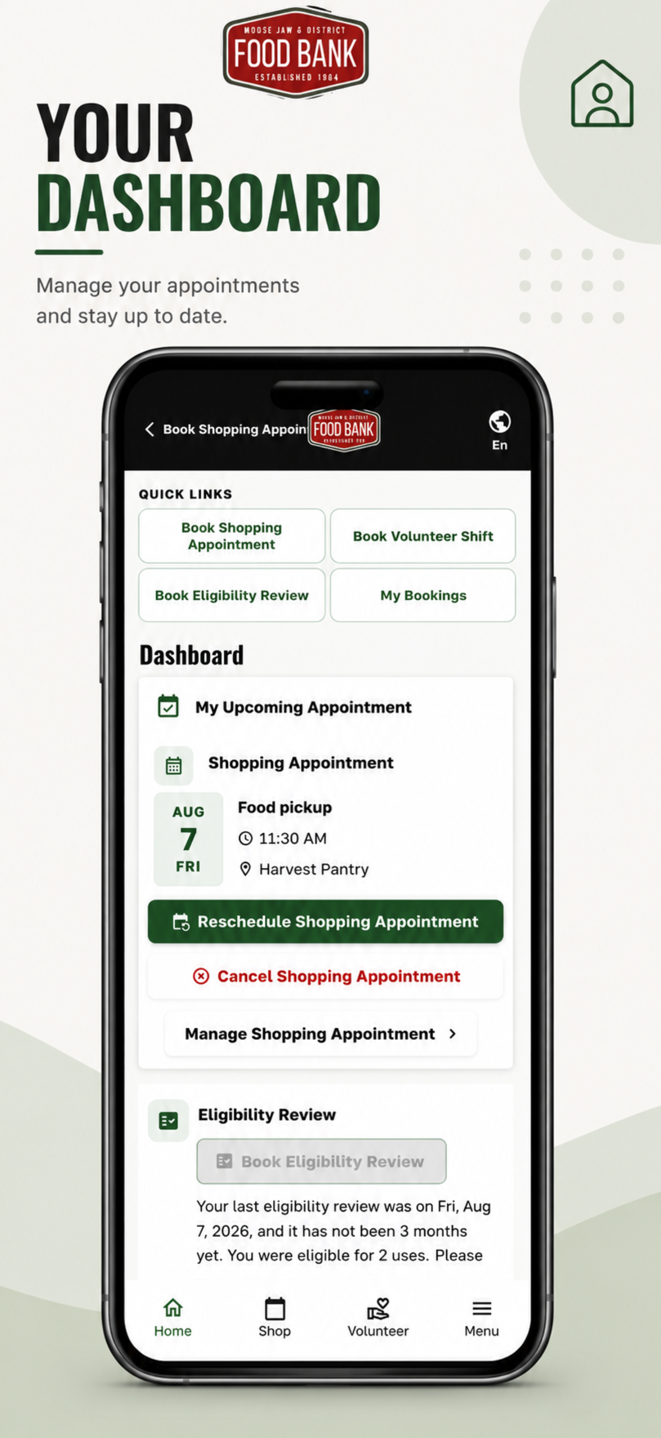Moose Jaw Food Bank App screenshot 2