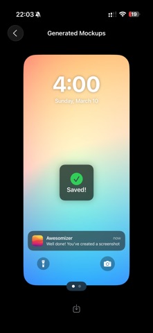 Mock me a Push screenshot
