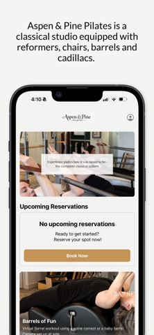 Aspen & Pine Pilates screenshot