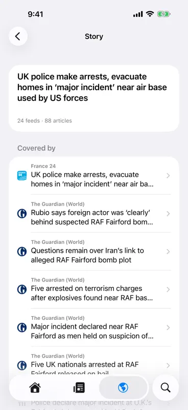 Ferry: News & RSS Reader screenshot 5 of 8