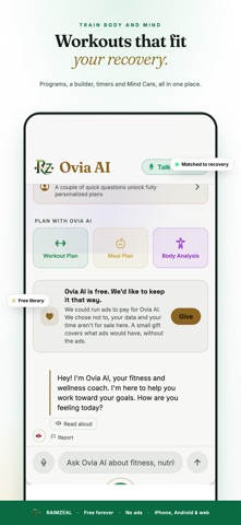 RAIMZEAL: AI Fitness Coach screenshot